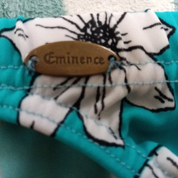 NEPTUNE DESIGNER SWIMBRIEF, SIZE SMALL, WHITE FLOWERS ON TEAL (Pre-Owned) - Picture 7 of 10